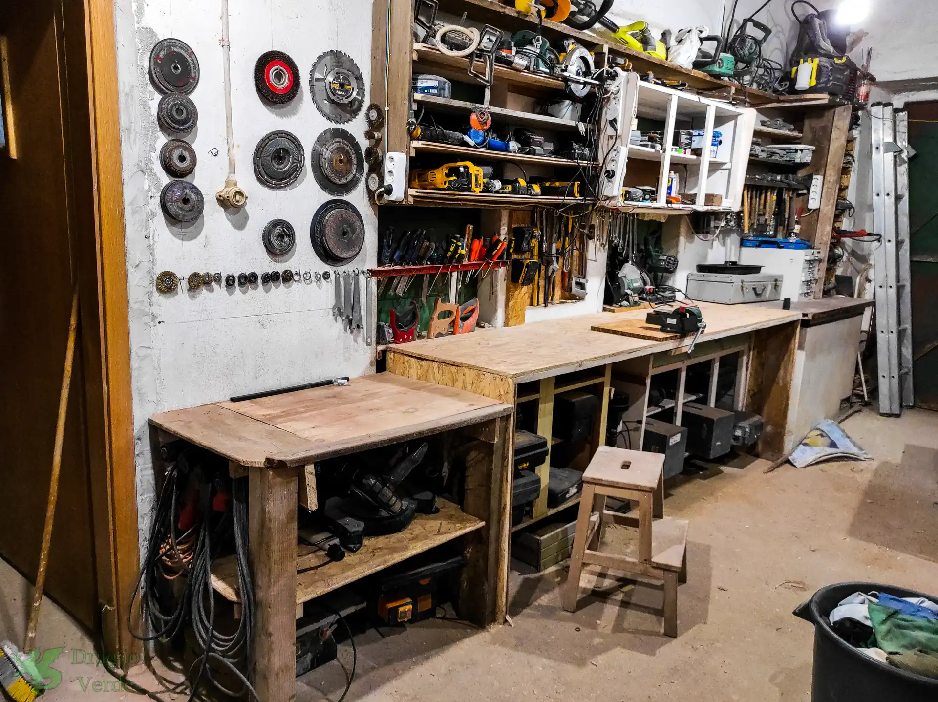 The main workshop worktop